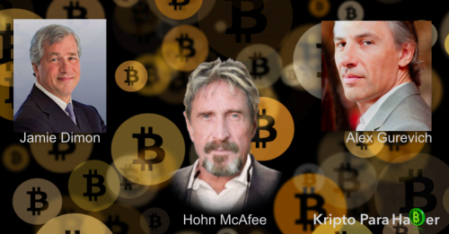 Jp Morgan CEO’su Jamie Dimon’a, John McAfee ve Alex Gurevich’den Cevap Geldi
