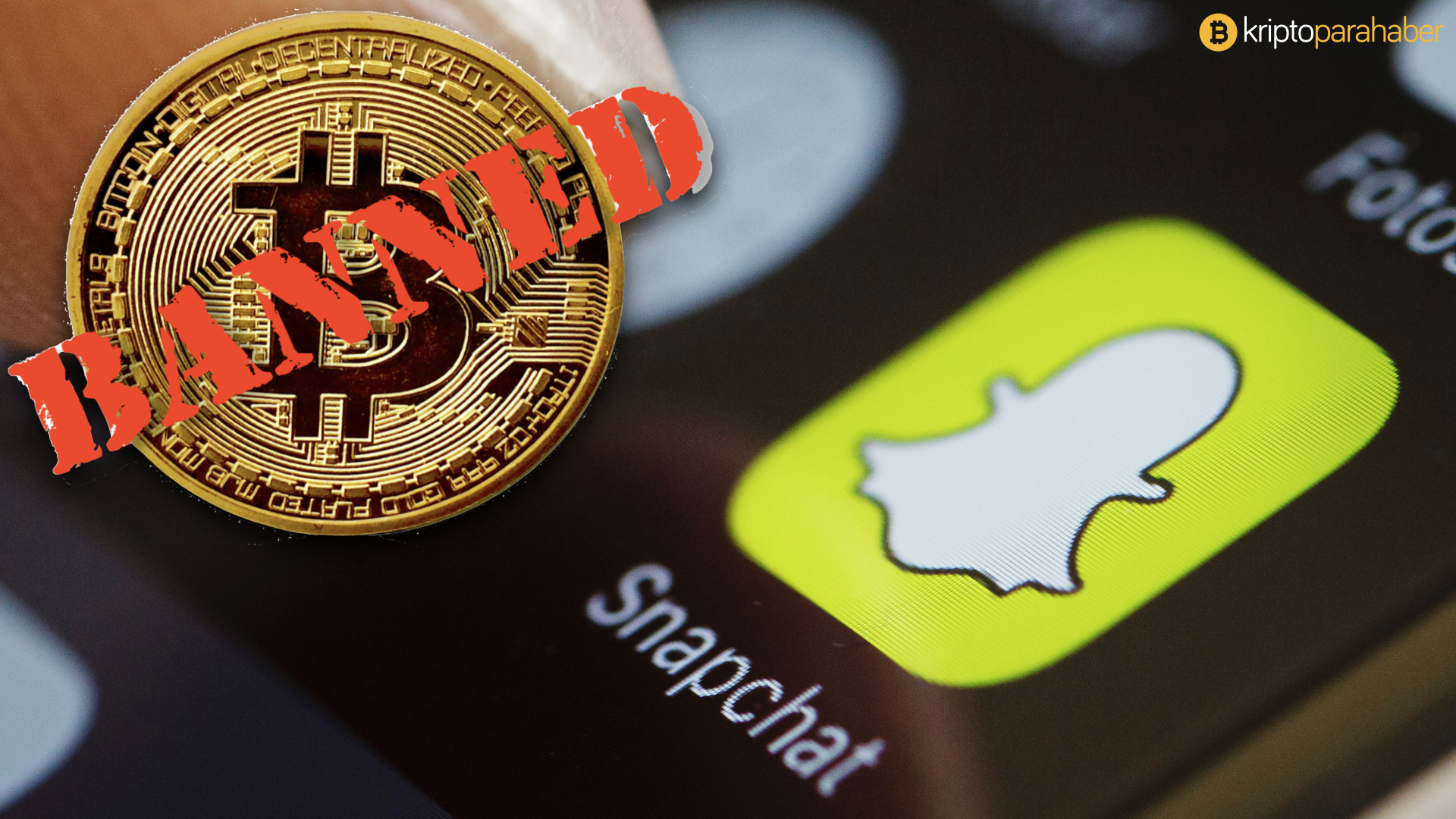 Snapchat kripto para reklamlarını yasakladı.