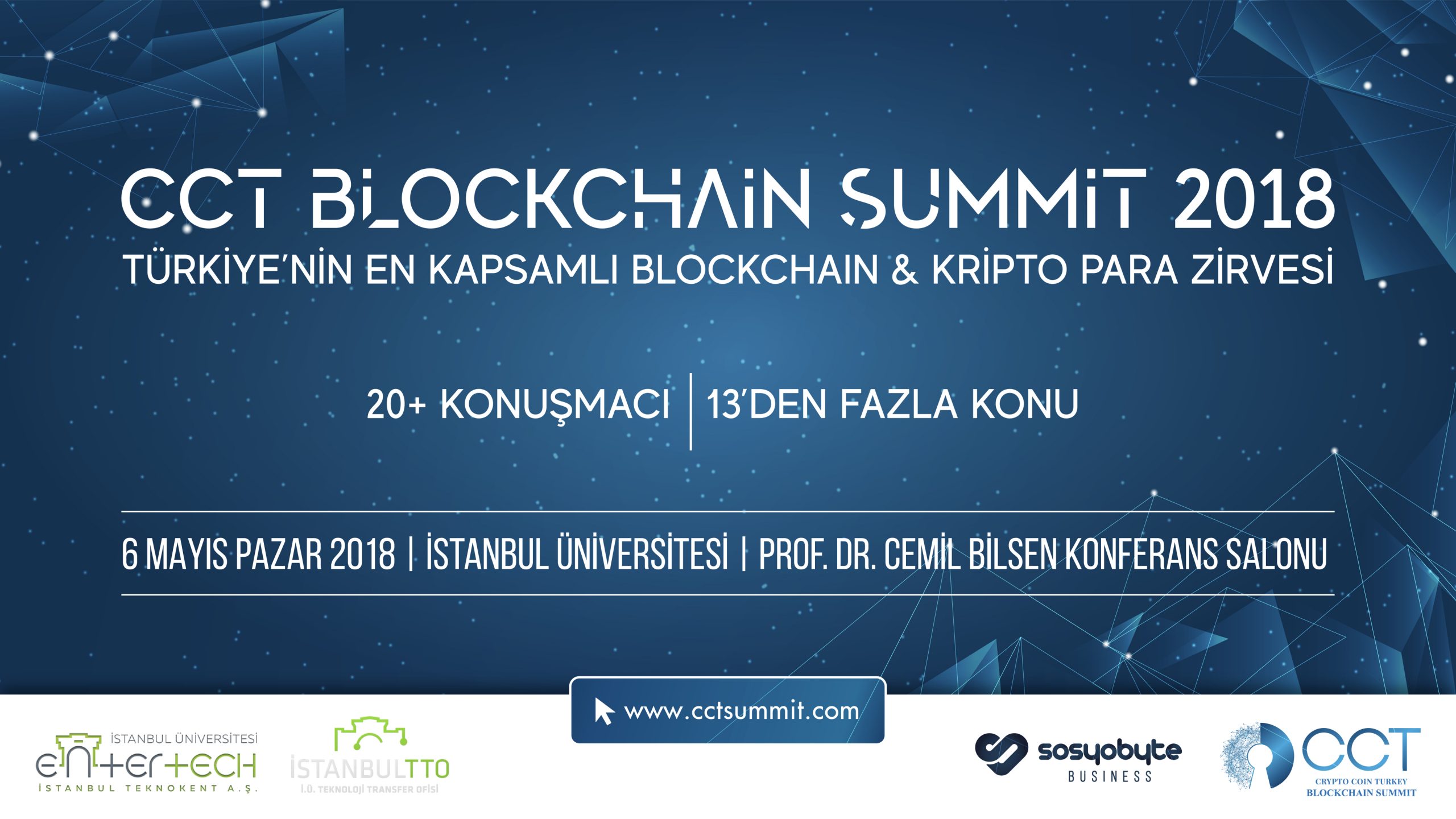 Blockchain ve kripto para uzmanları 6 Mayıs'ta CCT Blockchain Summit'te!