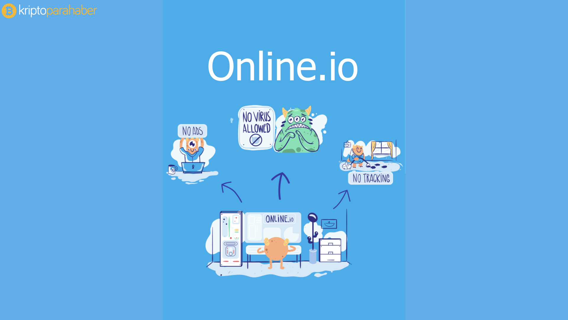 Online.io gizlilik odaklı bir internet deneyimi sunuyor.