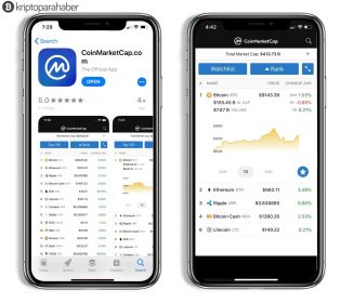 CoinMarketCap ilk mobil uygulamasını yayınladı