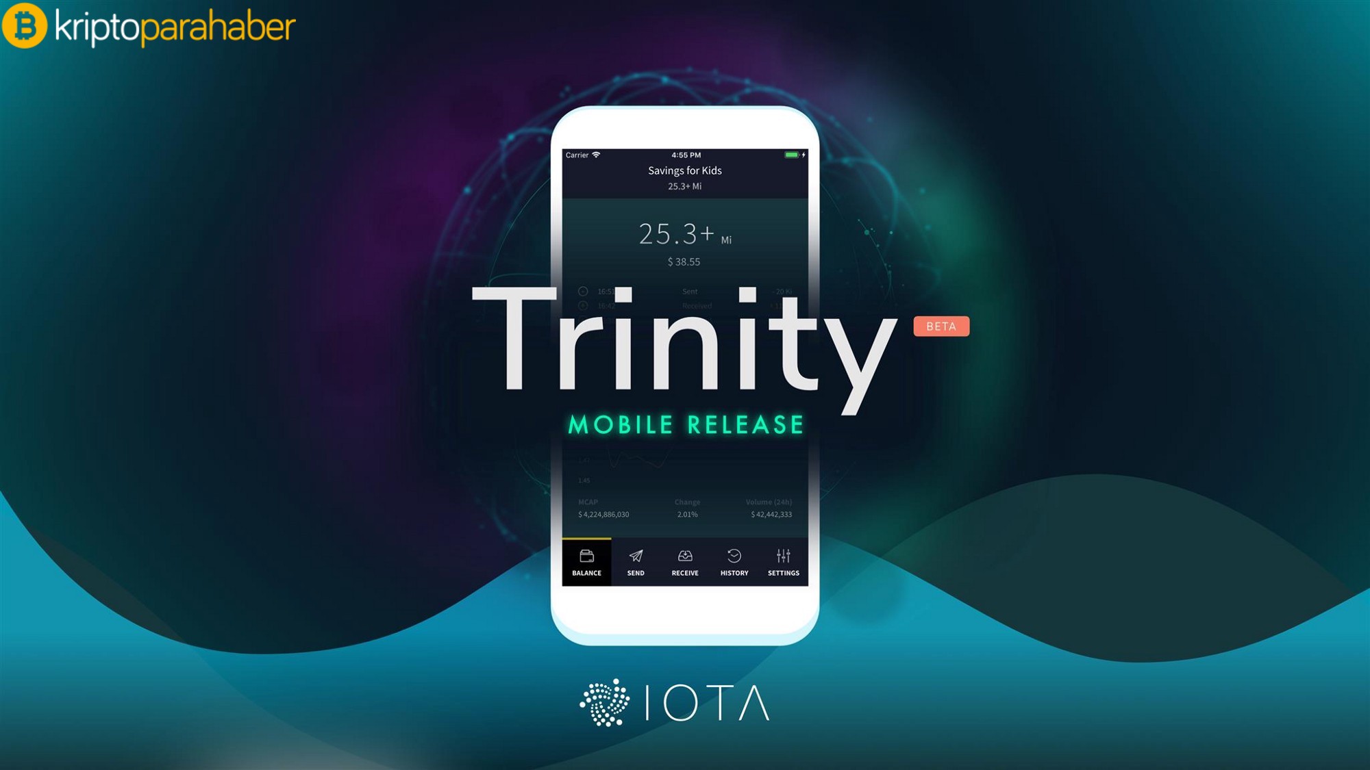 IOTA'nın beklenen cüzdanı Trinity piyasaya sürüldü