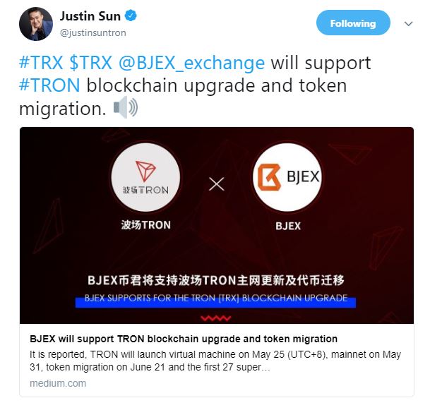 TRON’a (TRX) destek yağıyor: TRX fiyatları ne durumda?