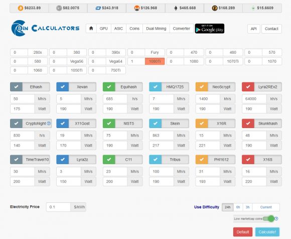 CoinCalculators