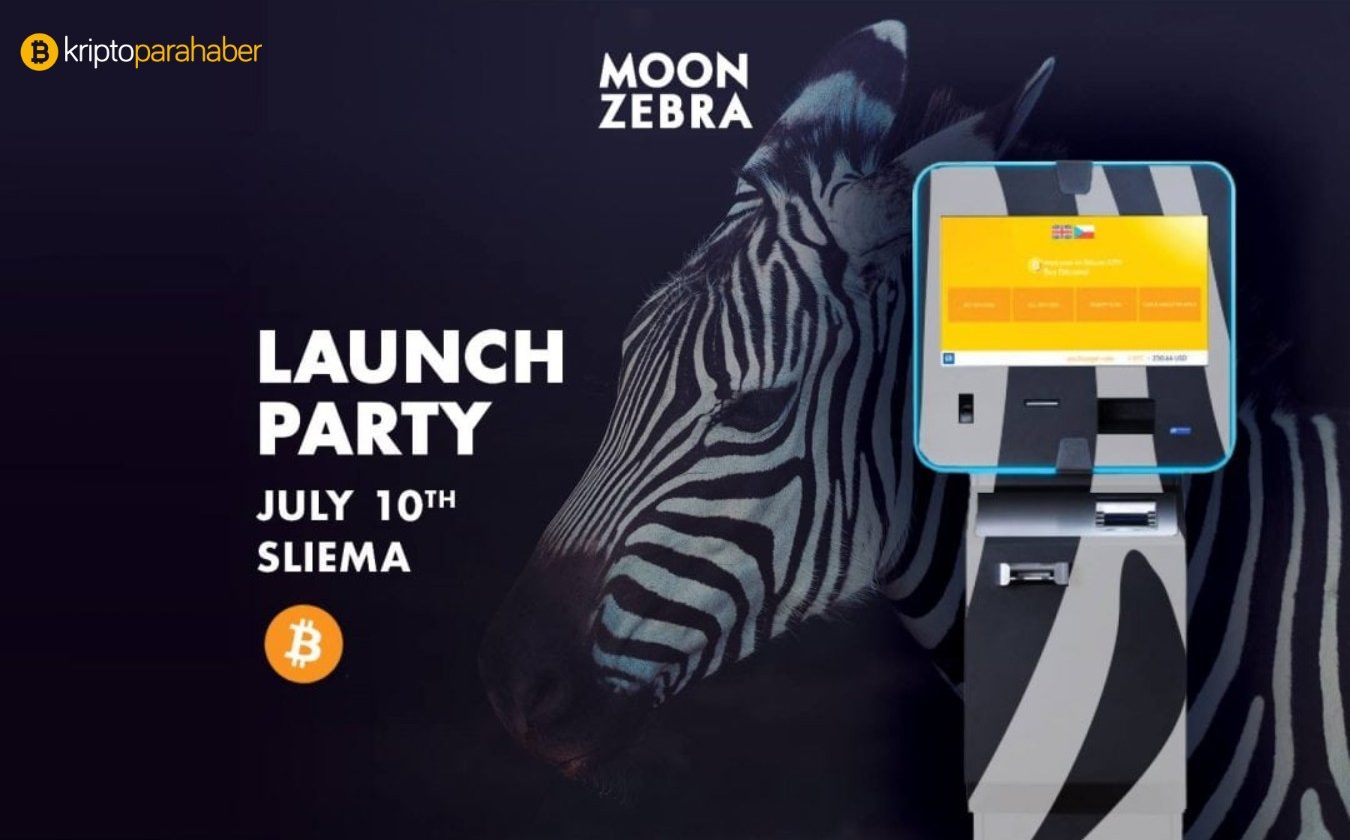 MoonZebra, ilk iki yönlü Bitcoin ATM'sini piyasaya sürdü.