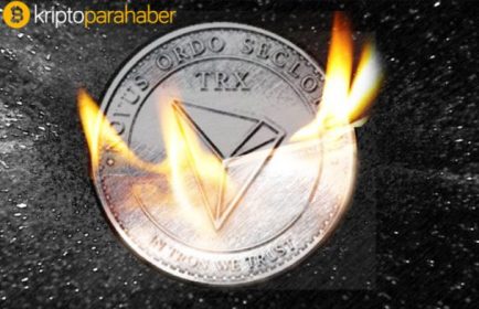 TRON (TRX) 100 milyar adet Ethereum tabanlı TRX tokenini yaktı