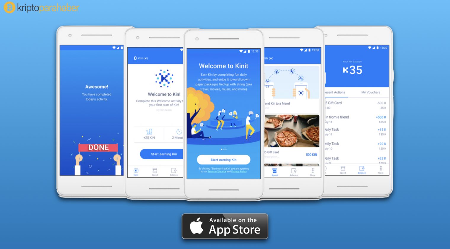 Kinit artık App Store'da.