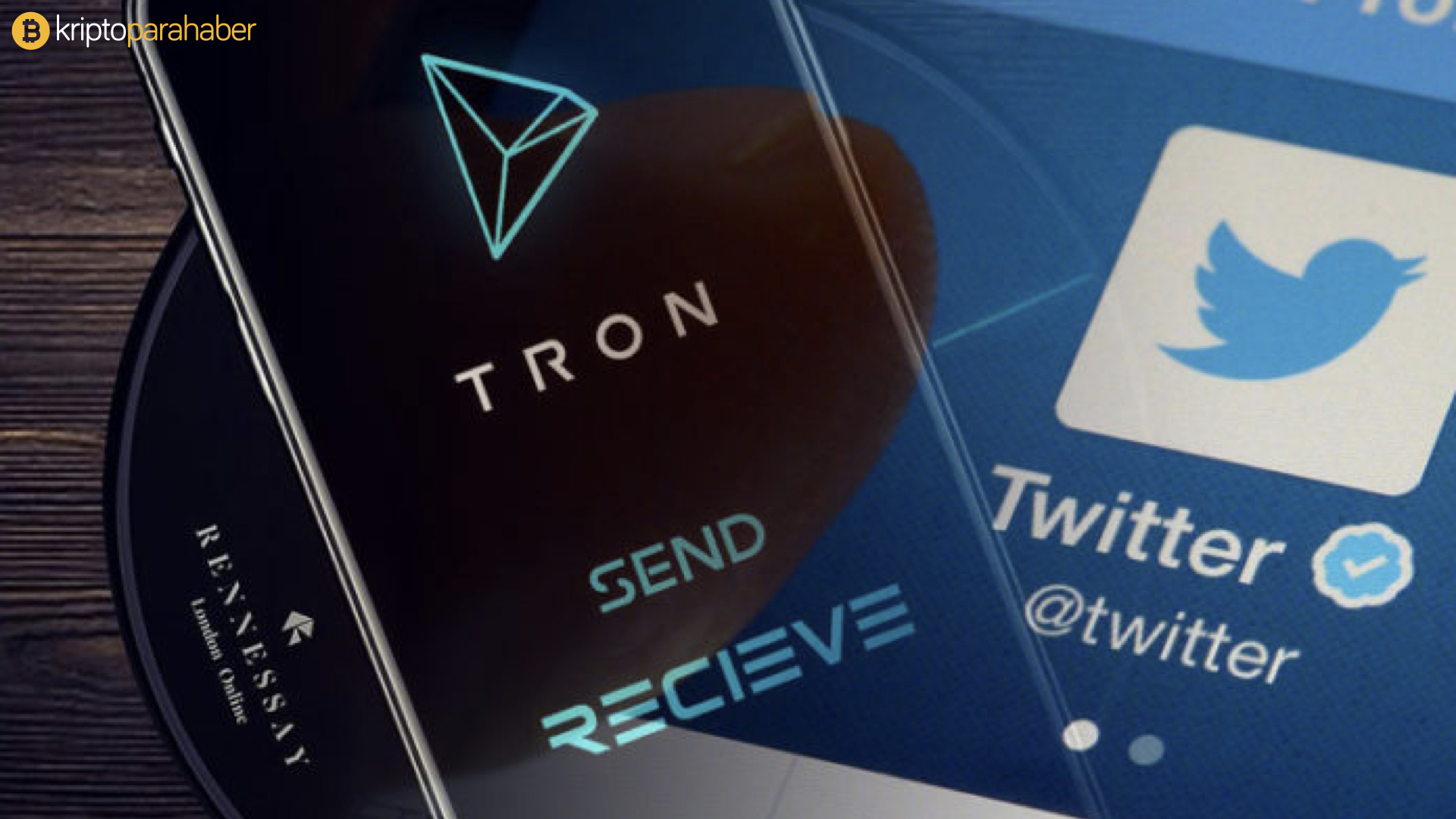 Twitter üzerinden Tron gönderimi yaygınlaşıyor.