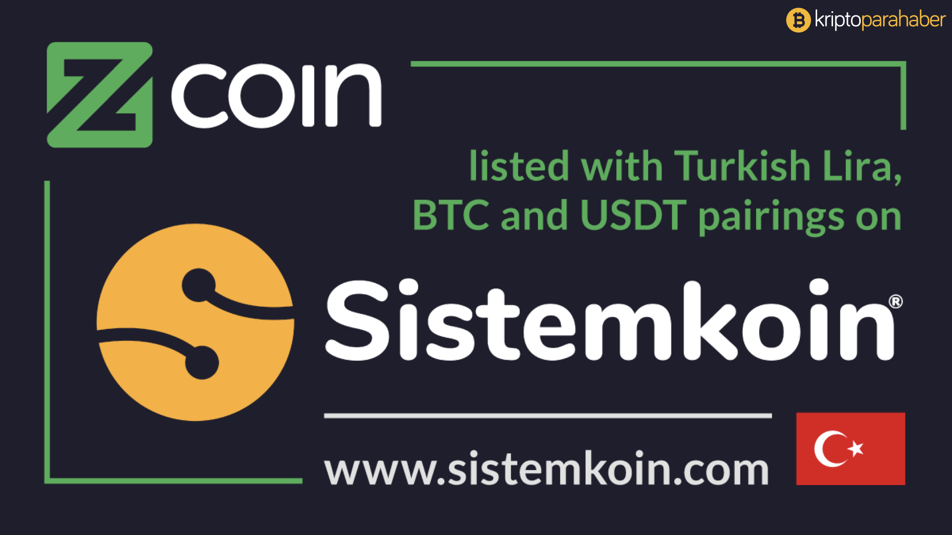Zcoin, Sistemkoin borsasında ticarete açıldı.