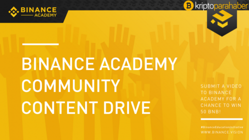 Binance Akademi için video çek gönder, 50 BNB kazanma şansı yakala!