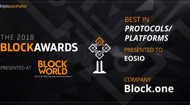 EOS BlockWorld 2018 ödülünü alarak Ethereum’u yine geçti