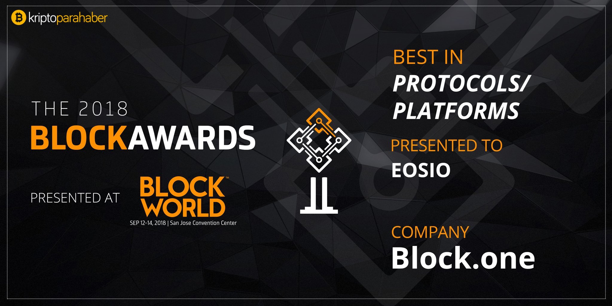 EOS BlockWorld 2018 ödülünü alarak Ethereum’u yine geçti