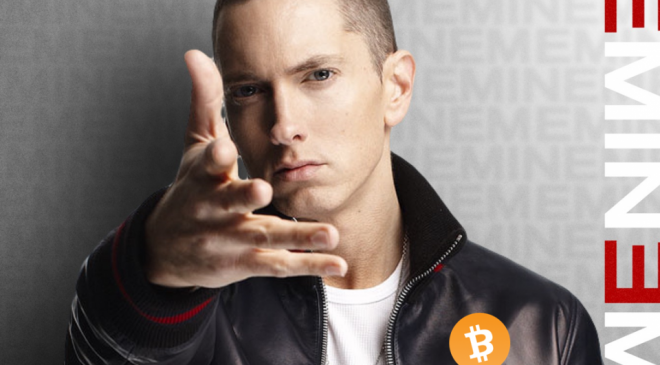 Eminem Bitcoin için yaygın para imasında bulunuyor