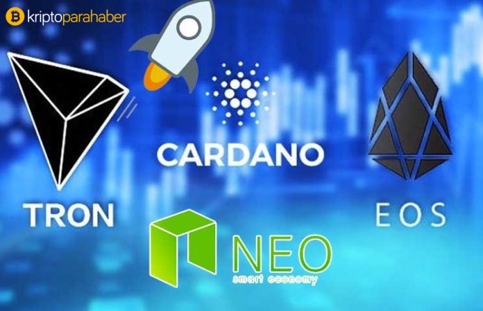 NEO, TRON, EOS ve Stellar kripto paralarının potansiyelleri ve projeleri