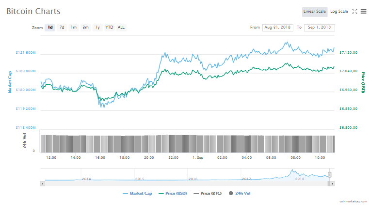 Bitcoin fiyat grafiği