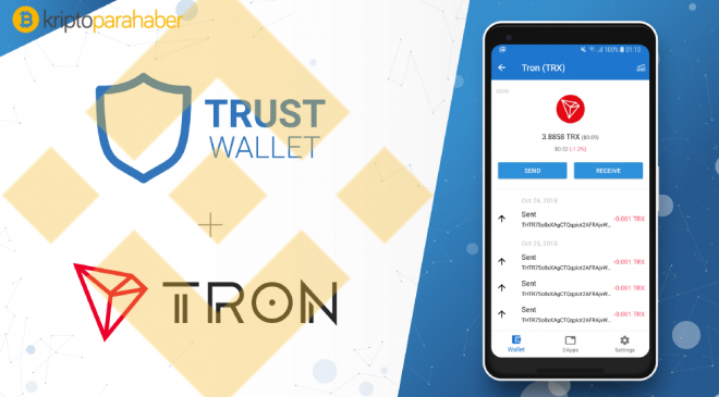 Trust Wallet, TRON (TRX) desteğini duyurdu