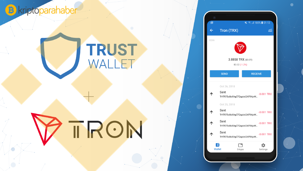 Trust Wallet, TRON (TRX) desteğini duyurdu