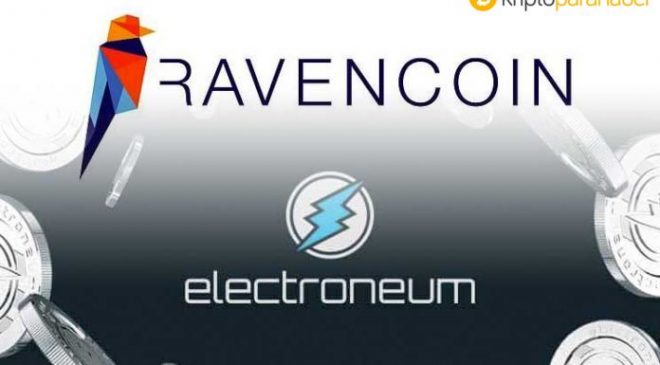 Ravencoin (RVN) ve Electroneum (ETN) büyümeye devam ediyor