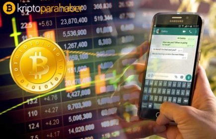 WhatsApp’ta Bitcoin devri: “Ali’ye 0,03 BTC gönder”