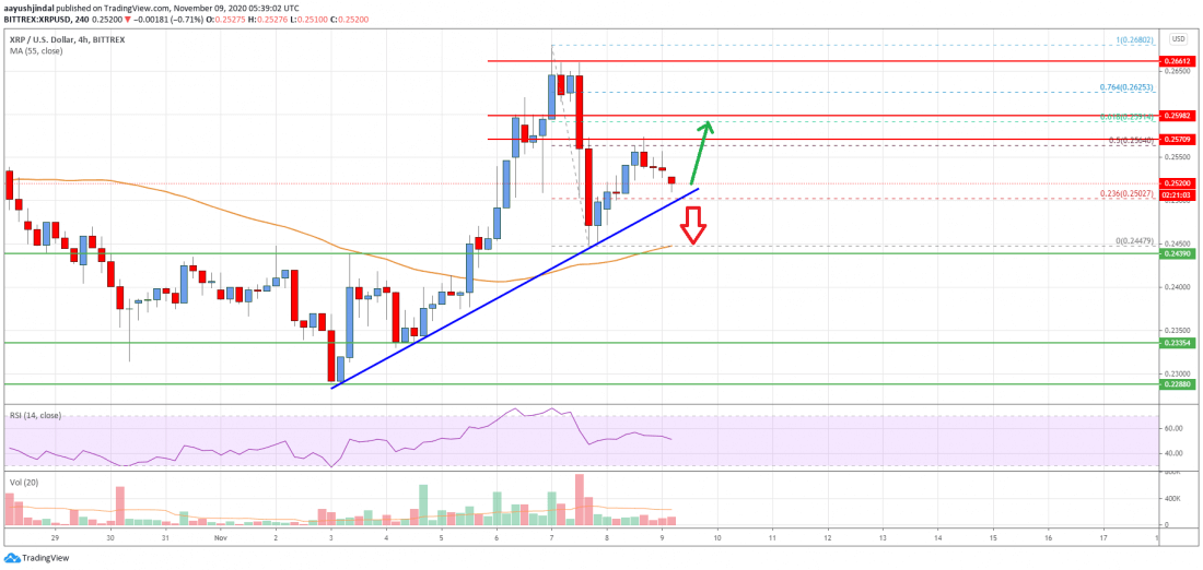 9 Kasım Ripple fiyat grafiği