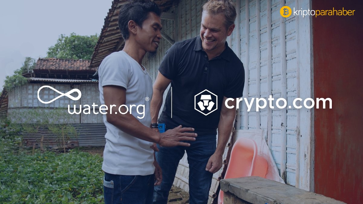Crypto.com sosyal sorumluluk kuruluşu Water.com'a önemli miktarda bağış yaptı!