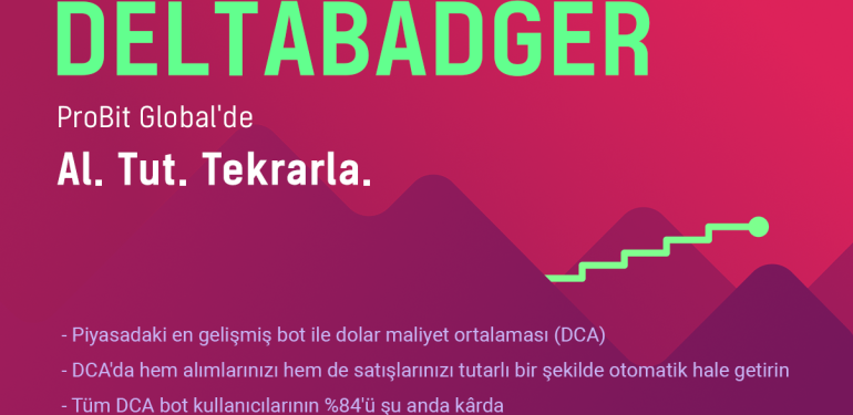 ProBit Global, Deltabadger ile Otomatik DCA botlarını Entegre etti
