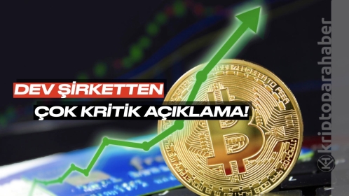 Dev şirketten Bitcoin’e “tam destek” açıklaması: Fiyatı uçuracaklar!