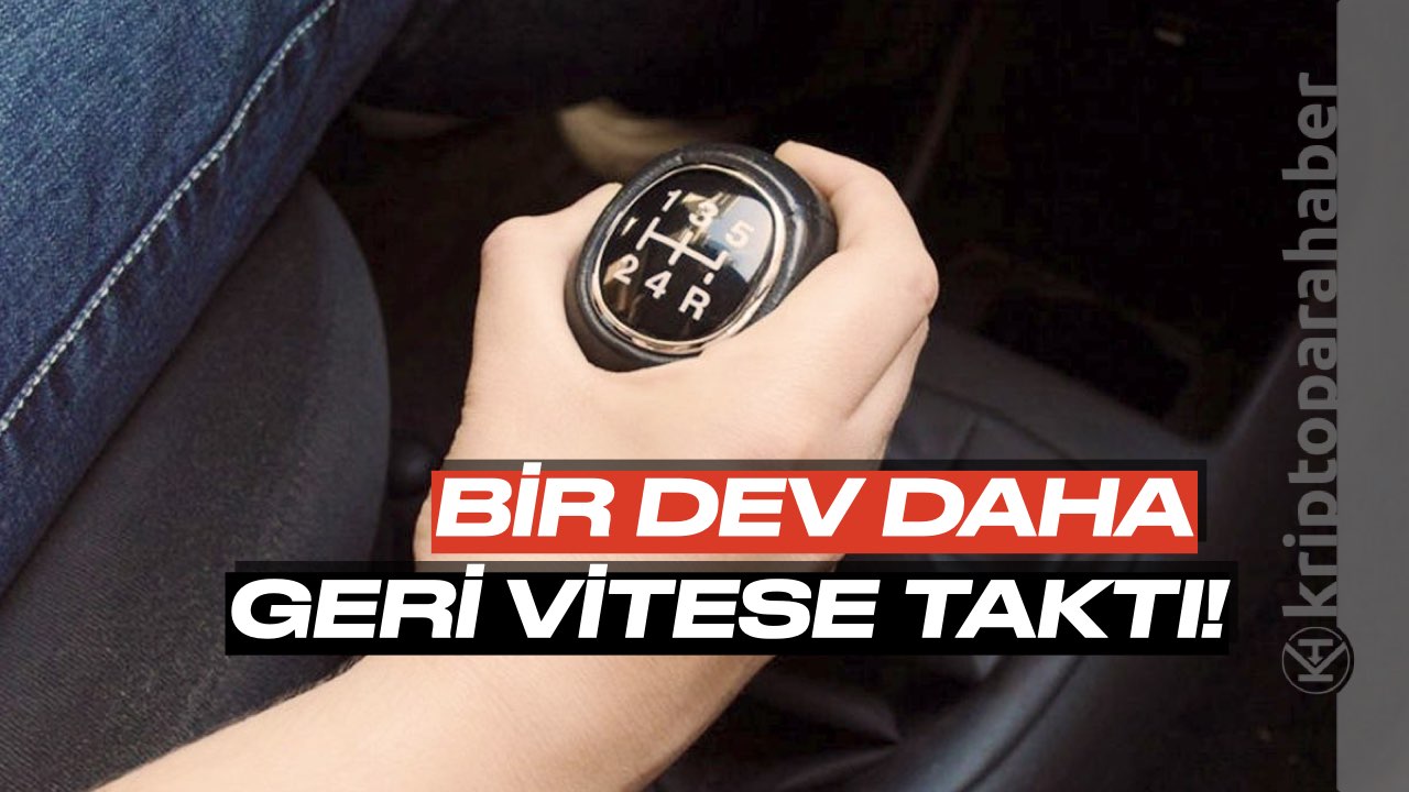Dev yatırım firmasından kriptoda geri vites geldi