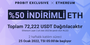 %50 indirimli ETH