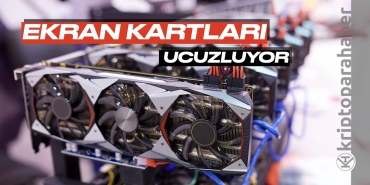 Kripto paralar düştü, ekran kartları ucuzladı