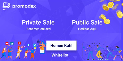 Promodex, Public & Private Sale Whitelist kampanyasını ve tarihlerini ilan etti!