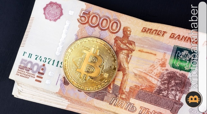Bitcoin ruble bazlı 46 bin dolara kadar yükseldi