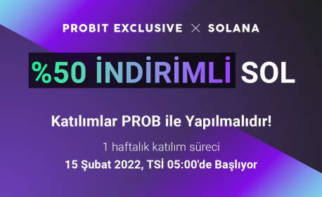 [ProBit Exclusive] %50 İndirimli SOL
