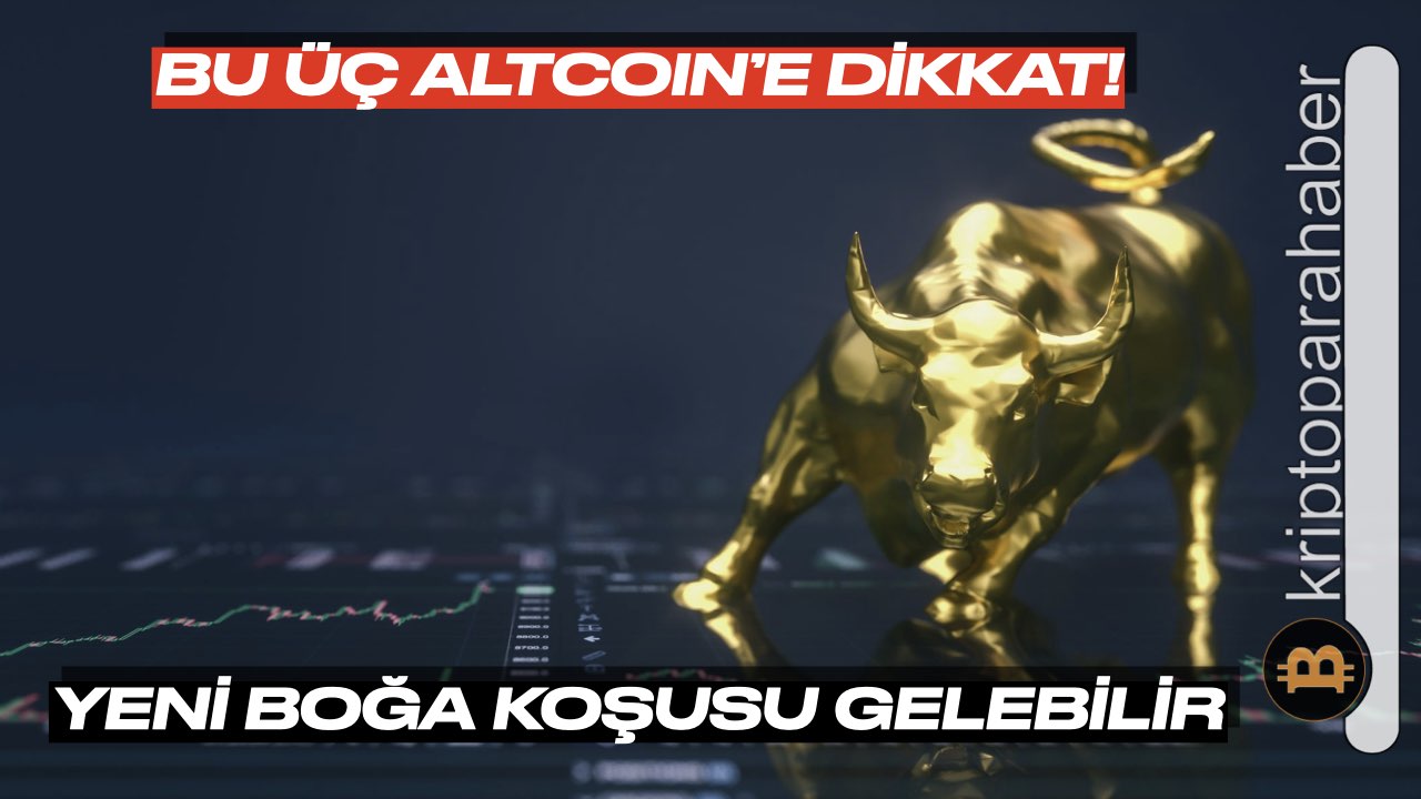 Dikkat: Bu üç altcoin yeni bir boğa koşusu başlatabilir! Kaçırmayın!