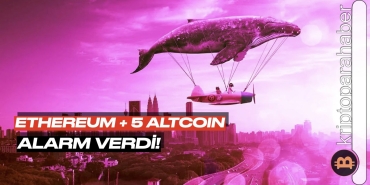 Ethereum ve 5 altcoin balina alarmı verdi