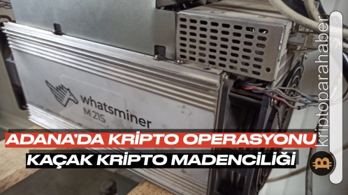 Adana’da kripto kaçakçılığı! Kaçak kripto para üretimine baskın