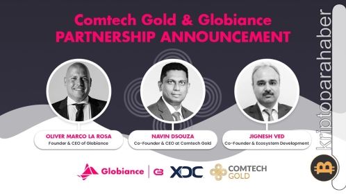 GLOBIANCE ve COMTECH GOLD (Dubai), GLOBIANCE PLATFORMUNDA ALTIN ​​ve GÜMÜŞ DESTEKLİ TOKENLER Sunacak