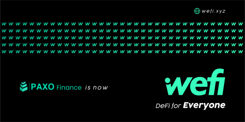 DeFi protokolü Paxo Finance, markasını WeFi olarak değiştiriyor! İlk ürünün sürümü için hazırlanıyor