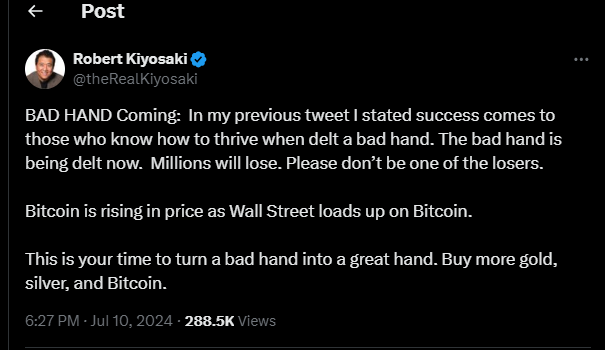 Bitcoin Robert Kiyosaki