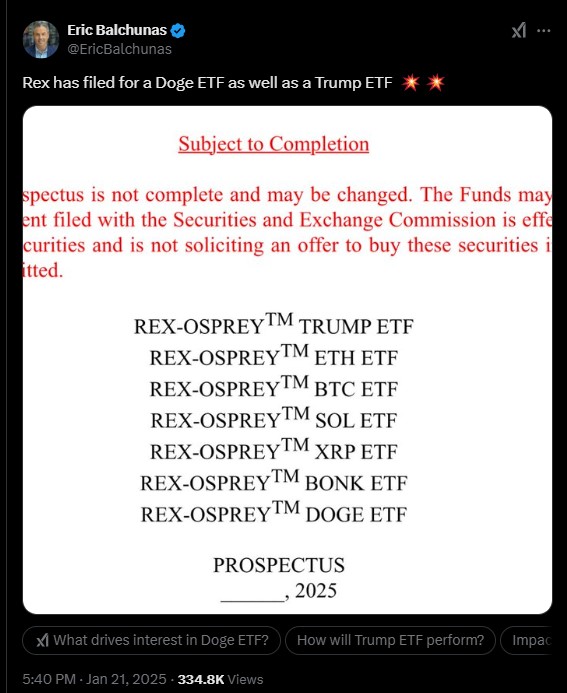 DOGE ETF