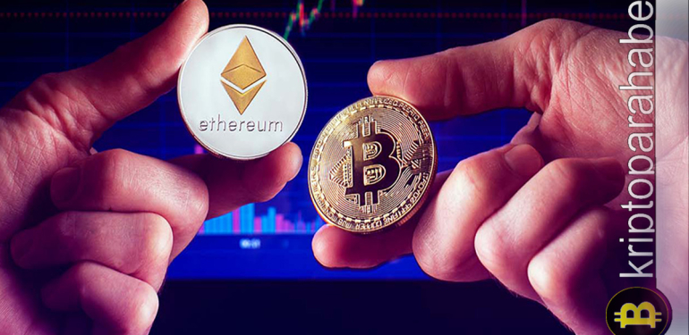 ETH aylar sonra BTC geride bıraktı