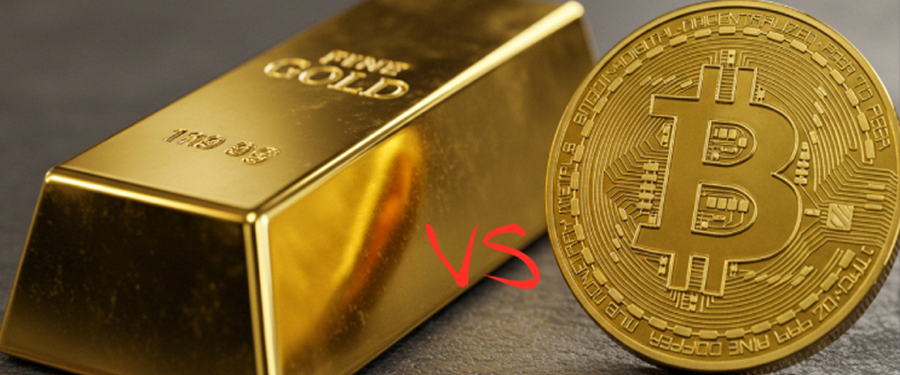 Bitcoin altın analizi